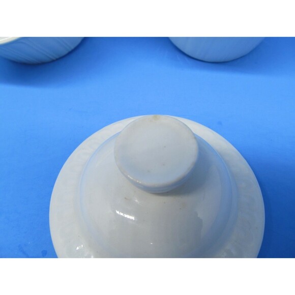 Santa Clara Alegre Arita White Ironstone Sugar Bowl And Creamer Set - Picture 5 of 6